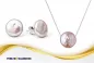 Preview: Perlenschmuck Set - Klassisch elegant - Perlenohringe lavandel und Silberkettekette lavandel Preview: Perlenschmuck Set - Klassisch elegant - Perlenohringe lavandel und Silberkettekette lavandel